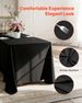 Black Tablecloths For Rectangle Tables, 6 Pack, 70 X 120 Inches, Reusable And Machine Washable Table Clothes, Wrinkle-Resistant Polyester Fabric Table Covers For Wedding, Party, Banquet_maomaolike.com