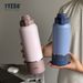 TYESO 1200/1500ML Thermo Stainless Steel Vaccum Travel Mug Leak-Proof Outdoor Sports Water Bottle Large Capacity Tumbler_maomaolike.com