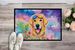 Yellow Labrador Hippie Dawg Doormat Front Door Mat Indoor Outdoor Rugs For Entryway, Non Slip Washable Low Pile, 24H X 36W_maomaolike.com
