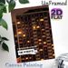 Urban Night High-Rise Painting Poster, Dimly Lit Apartment Building Scene Poster, Vintage Music-themed Wall Decor Suitable For Living Room, Music_maomaolike.com