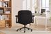 Cross Legged Office Chair With Flip-Up Arms, Adjustable Height Swivel Desk Chair, Wider & Thickened Cushion Ergonomic Rolling Chair For Home Office, Vanity, Study._maomaolike.com