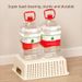 Snack And Miscellaneous Toy Household Desktop Organizer Plastic Basket Kitchen Cabinet Storage Box_maomaolike.com