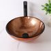 Above Counter Artistic Tempered Glass Bathroom Sink Transparent Counter Top Bathroom Single Bowl Vessel Basin_maomaolike.com