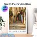 Casbah Of Algiers Alley Painting Poster, Warm-toned Impressionist Sunlit Old Alley With Ivy-clad Buildings Poster, Brings Nostalgic Charm Ideal For_maomaolike.com