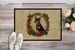 Miniature Pinscher Christmas Flowers Doormat Front Door Mat Indoor Outdoor Rugs For Entryway, Non Slip Washable Low Pile, 24H X 36W_maomaolike.com