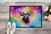 Hippie Animal Moose Doormat Front Door Mat Indoor Outdoor Rugs For Entryway, Non Slip Washable Low Pile, 24H X 36W_maomaolike.com