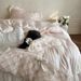 Wholesale French Princess Style 60-Count Lenzing Tencel Four-Piece Summer Bowknot Naked Sleep Double-Sided Cooling 4-Piece Set_maomaolike.com