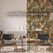 Vintage Artistic Floral Wallpaper – Peel & Stick Removable Waterproof Wall Decor For Living Room Bedroom_maomaolike.com