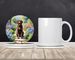 Chesapeake Bay Retriever Spring Path Large Sandstone Coasters Pack Of 4 Absorbent Round Coasters Decor Gifts For Men Or Women, 4 In, Multicolor_maomaolike.com