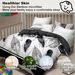 9 Piece Soft All-Season Washed Microfiber Cover Set , Queen/King/Calking Bedding Set With Pillowcases,Bedspread Print Curtains & Solid Curtains,Print, Moisture-Wicking, Soft ,Cooling, Easy Care_maomaolike.com