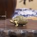 Creative Handmade Vintage Distressed Plated Pet Pure Copper Solid Hedgehog Play Ceremony Tea Set Accessories Small Ornament_maomaolike.com
