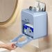 Toilet Non Punched Tissue Sanitary Napkin Waterproof Toilet Drawer Box, Roll Paper Storage Rack_maomaolike.com