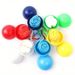 2pcs Portable Disposable Emergency Raincoats Keychain, Rain Poncho In A Ball For Traveling Hiking Fishing Camping, Outdoor Sports Raincoat_maomaolike.com