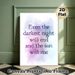 Inspirational Quote Painting Poster, Soft Purple-blue Watercolor Style Poster, Uplifting Motivational Message To Boost Positive Mood, Ideal For Living_maomaolike.com