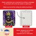 Black German Shepherd King Of Mardi Gras Porcelain Ornament Christmas Tree Hanging Decorations For Home Christmas Holiday, Rectangle, Gift, Multicolor_maomaolike.com