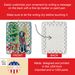 Scottish Deerhound Christmas Porcelain Ornament Christmas Tree Hanging Decorations For Home Christmas Holiday, Rectangle, Gift, Multicolor_maomaolike.com