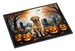 Golden Retriever Spooky Halloween Doormat Front Door Mat Indoor Outdoor Rugs For Entryway, Non Slip Washable Low Pile, 24H X 36W_maomaolike.com