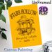 Stars Hollow Gazebo Painting Poster, Vintage Retro Style Gazebo & Quote Poster, Warm Nostalgic Wall Decor Ideal For Living Room, Bedroom_maomaolike.com