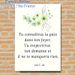 French Bible Verse Painting Poster, Soft Watercolor Green Floral Accent Poster, Calming Spiritual Quote Decor Ideal For Home, Living Room, Bedroom_maomaolike.com