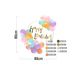 Pastel Balloons For Birthday Decorations Set Of 150 Pcs, Balloon Decoration For Birthday Happy Birthday Decoration Set For Girl Rainbow Theme Birthday Supplies Balloon Arch Kit 80cm*80cm_maomaolike.com