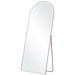 VEVOR Arched Full Length Mirror, 71'' X 30'', Large Free Standing Leaning Hanging Wall Mounted Floor Mirror With Stand Aluminum Alloy Frame, Full Body Dressing Mirror For Living Room Bedroom, Black_maomaolike.com