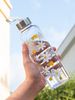 550ml Bowknot Plastic Little Daisy Sport Bottle Leakproof Water Cup For Gym Travel Outdoor Activiti_maomaolike.com