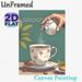 Tea Time Themed Painting Poster, Soft Watercolor Warm Tea-pouring Scene Poster, Cozy Tranquil Decor Ideal For Kitchen, Dining Room Or Café Wall_maomaolike.com