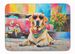 Yellow Labrador Hippie Dawg Memory Foam Kitchen Mat Machine Washable Anti-Fatigue Mat Cushion Comfort Bath Mat Or Kitchen Rug_maomaolike.com