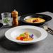Italian Pasta Food Soup Straw Hat French Style Plating High-end Ceramic Plate Western Tableware_maomaolike.com