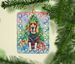 Basset Hound Christmas Porcelain Ornament Christmas Tree Hanging Decorations For Home Christmas Holiday, Rectangle, Gift, Multicolor_maomaolike.com