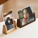 Solid Wood Stand U-shaped Beech Transparent Empty Creative 678inch Custom Acrylic Photo Frame_maomaolike.com