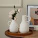 Flower Arrangement High-end Creative Cross-border Retro Ins Style High Appearance Shell Ceramic Vase Ornament_maomaolike.com