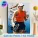 Tennis Player Painting Poster, Dynamic Splatter Art Action Shot Poster, Energetic Sports-inspired Wall Decor, Ideal For Gym, Sports Room And Home_maomaolike.com