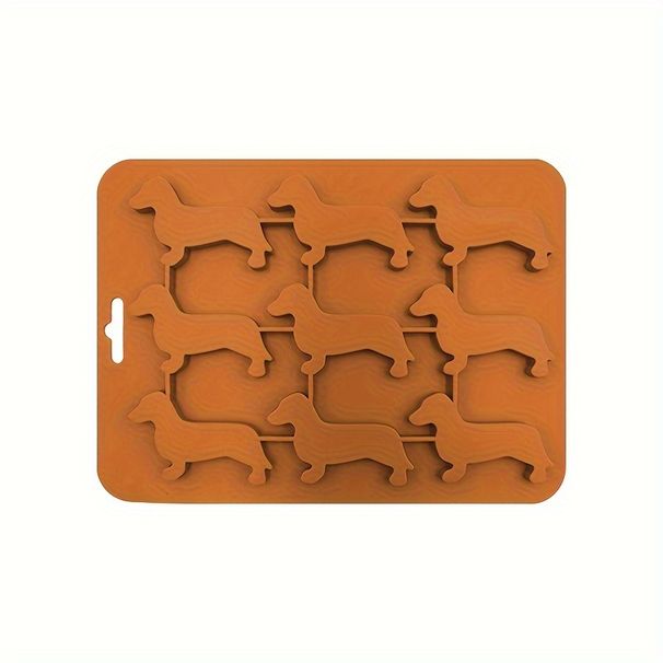 Silicone Dachshund Candy Mold Tray-Multifunctional Chocolate Mold for Pudding, Jelly,Candy Whiskey Ice Cubes,Cocktails,and Parties -Kitchen Accessory_maomaolike.com