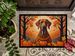 Rhodesian Ridgeback Fall Doormat Front Door Mat Indoor Outdoor Rugs For Entryway, Non Slip Washable Low Pile, 24H X 36W_maomaolike.com