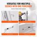 VEVOR Drywall Skimming Blade,48 Inch Smoothing Knife, Stainless Steel Blade & Aluminum Alloy Body Professional Skim Coat Tools For Drywall, Wipe/Drywall Knife, For Gyprock/WallBoard/Plasterboard_maomaolike.com