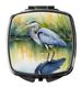 Blue Heron Stalking Prey Compact Mirror Decorative Travel Makeup Mirror For Women Girls Gifts Pocket Makeup Mirror Folding Handheld_maomaolike.com