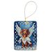 Dachshund My Angel Porcelain Ornament Christmas Tree Hanging Decorations For Home Christmas Holiday, Rectangle, Gift, Multicolor_maomaolike.com