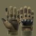 Tactical gloves male Black eagle full finger military fan outdoor mountaineering training fitness cycling half finger_maomaolike.com