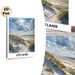 Jutland Beach Coastal Painting Poster, Vibrant Impressionist-style Sunlit Beach Dunes & Seascape Poster, Calming Natural Scenery Ideal For Living_maomaolike.com