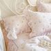 Non-Slip Quilted Skirt Three-Piece Set Two-in-One Fitted Sheet Single Piece Four Seasons Korean Style Fresh Pastoral Bed Cover_maomaolike.com