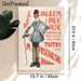 Vintage Gentleman Painting Poster, Stylized Retro Caricature Poster, Classic Old-fashioned Design With Bold Typography, Ideal For Living Room, Home_maomaolike.com