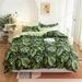 Printing Three Piece Set Plant Flowers Butterfly Quilt Cover Duvet Cover Bedding Full Size For UK/USA/Europe Bedding_maomaolike.com