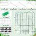 71 X 71 Inch U-Shaped Tall Garden Arched Trellis For Climbing Plants_maomaolike.com