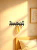 Beach-Themed Wall-Mounted Metal Towel Rack With 8 Hooks Perfect For Pool Towels_maomaolike.com