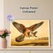 Raptor Hunting Bird Painting Poster, Vintage Realistic Wildlife Scene Poster, Lifelike Detailed Bird Depiction, Ideal For Home Office And Living Room_maomaolike.com