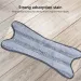 Microfiber Washable X-type Butterfly-shaped Cleaning Tools Mop Rag Smudge Removal Mops Pads Replacement Flat Cleaning Cloth_maomaolike.com