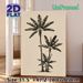 Banana Tree Painting Poster, Monochrome Line Art Style Poster, Understated Tropical Natural Decor Suitable For Living Room, Bedroom, Office_maomaolike.com