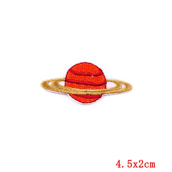 Cartoon Space Astronaut Embroidery Stickers Rocket Patch For Clothing Clothing Accessories Handmade Cloth Stickers Self-adhesive_maomaolike.com