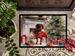 Dachshund Cozy Christmas Doormat Front Door Mat Indoor Outdoor Rugs For Entryway, Non Slip Washable Low Pile, 24H X 36W_maomaolike.com